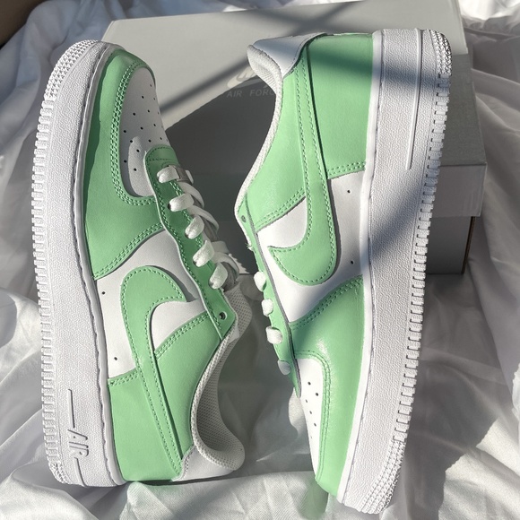 Nike Air Force 1 Spruce Aura Custom - Picture 11 of 12
